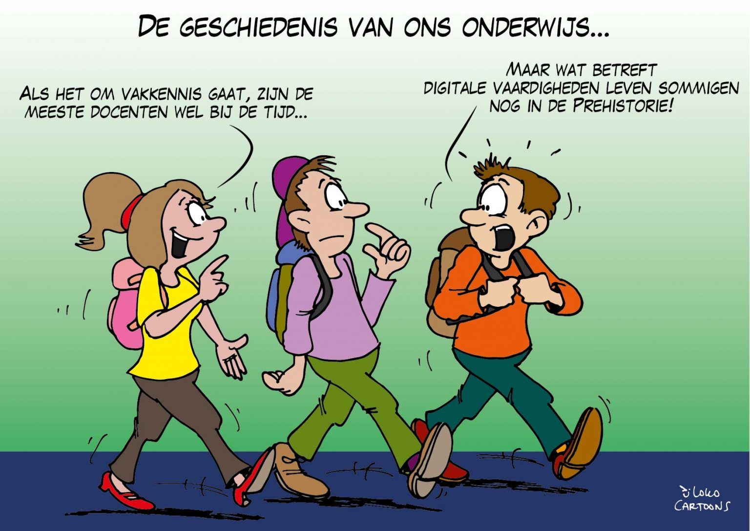 Een geschiedenis van het onderwijs in Nederland. Tjipcast 078 met Piet